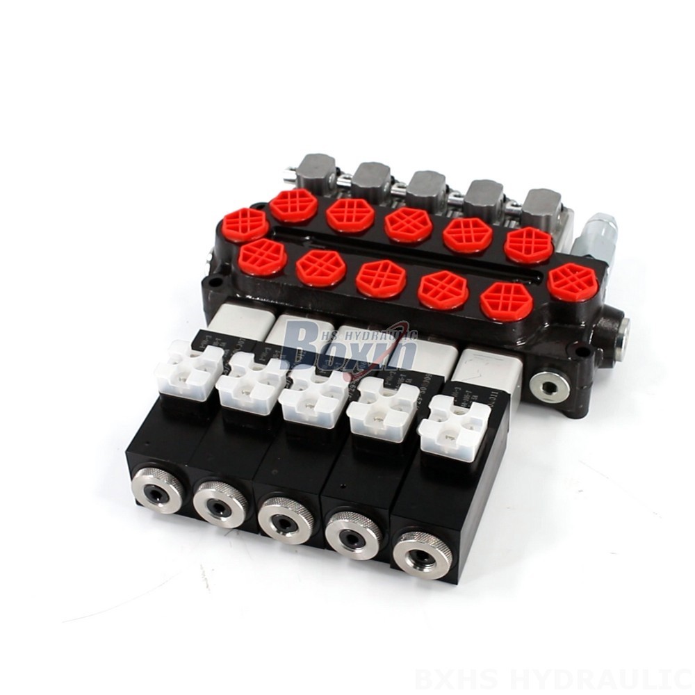 Seeking Global Distributors, Wholesalers, Agents & Traders for Q45 Solenoid And Manual 5 Spool Monoblock Directional Valve main image